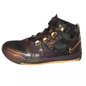 Nike Zoom Air Lebron 3 III GS Youth Size 5.5Y Gold Black 312168-006